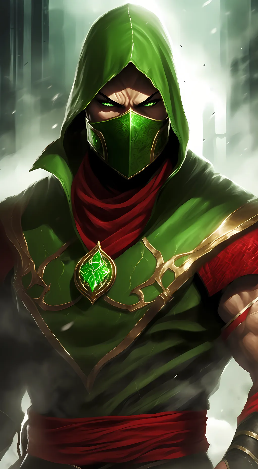 ai character: Ermac background