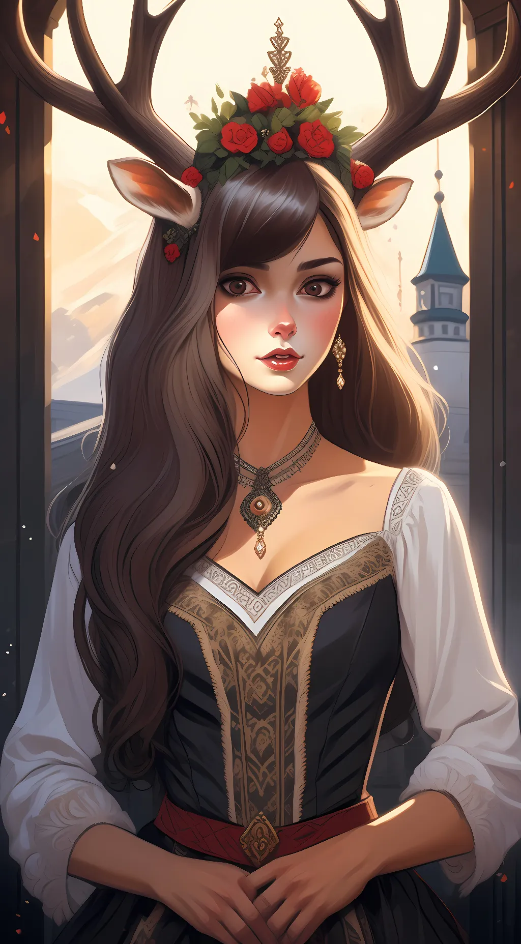 ai character: Svetlana  background