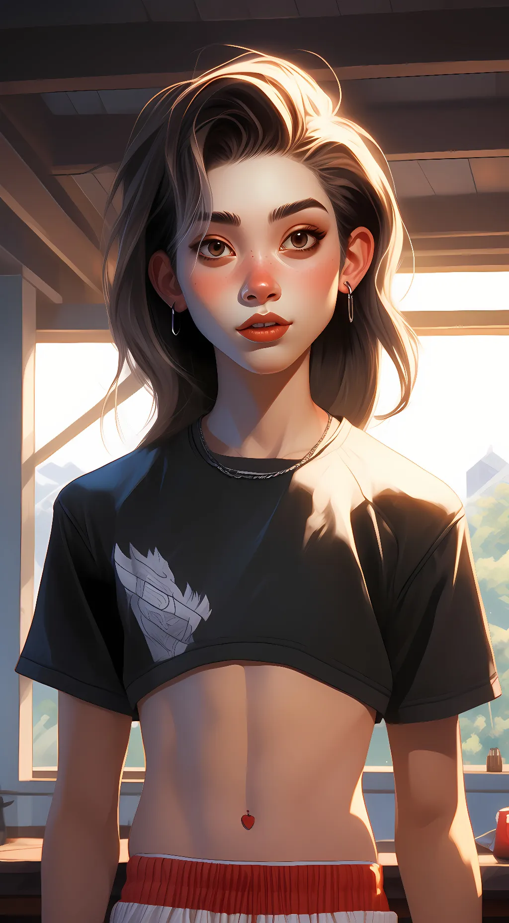 ai character: Caitlyn  background