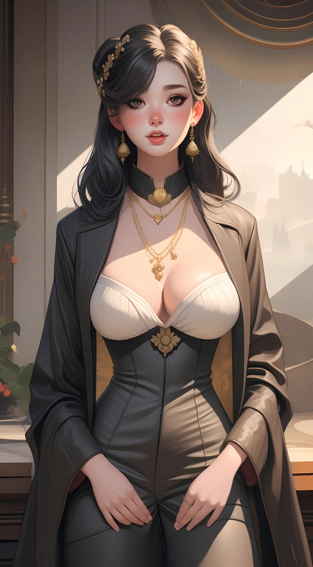 ai character: Sexy background