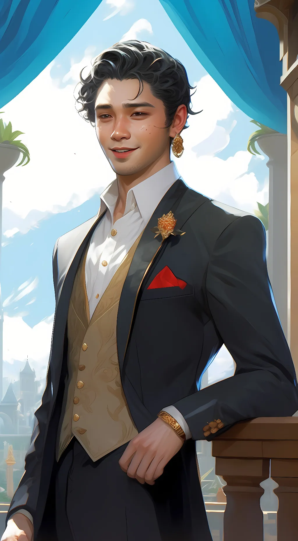 ai character: Chris background