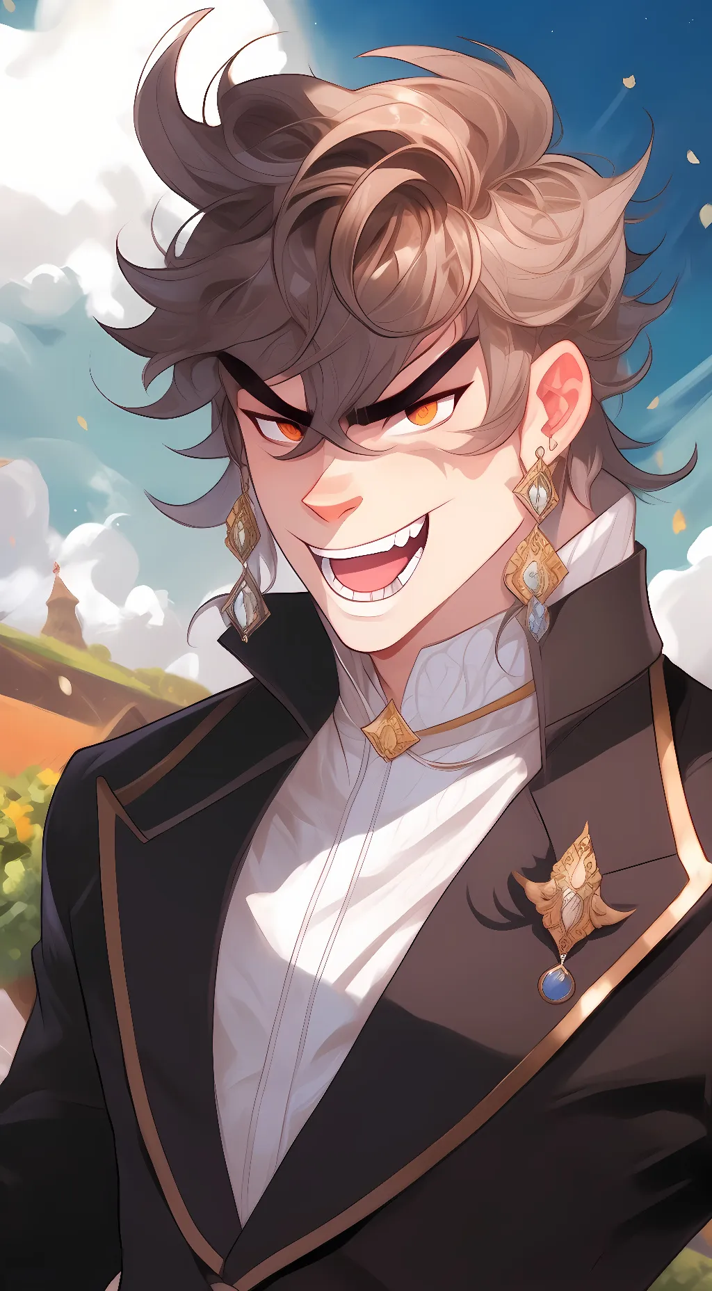 ai character: Bowser  background