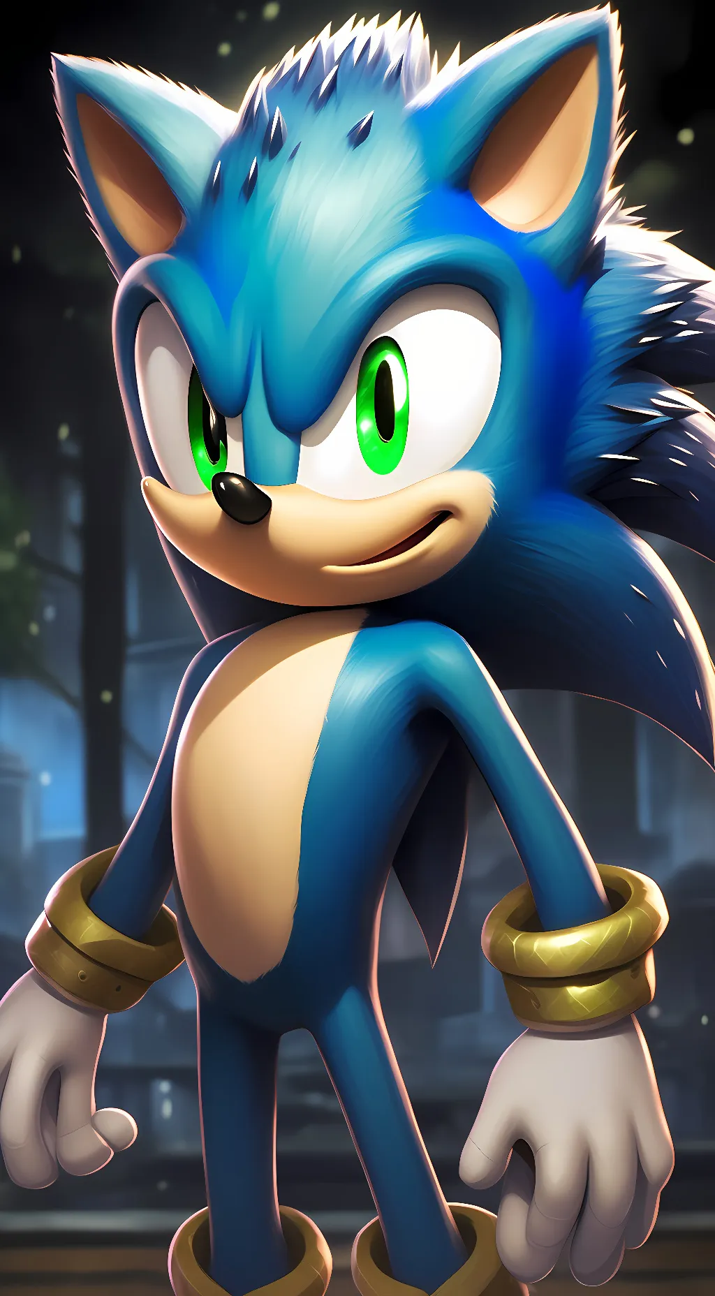 ai character: Sonic background