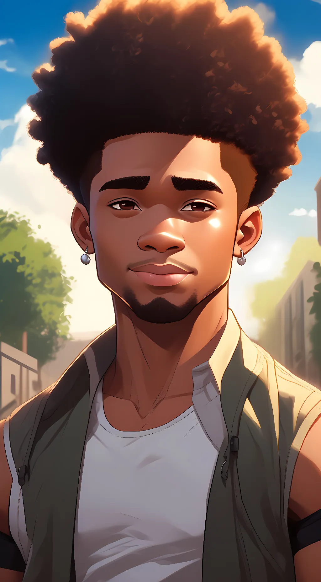 ai character: Maurice background