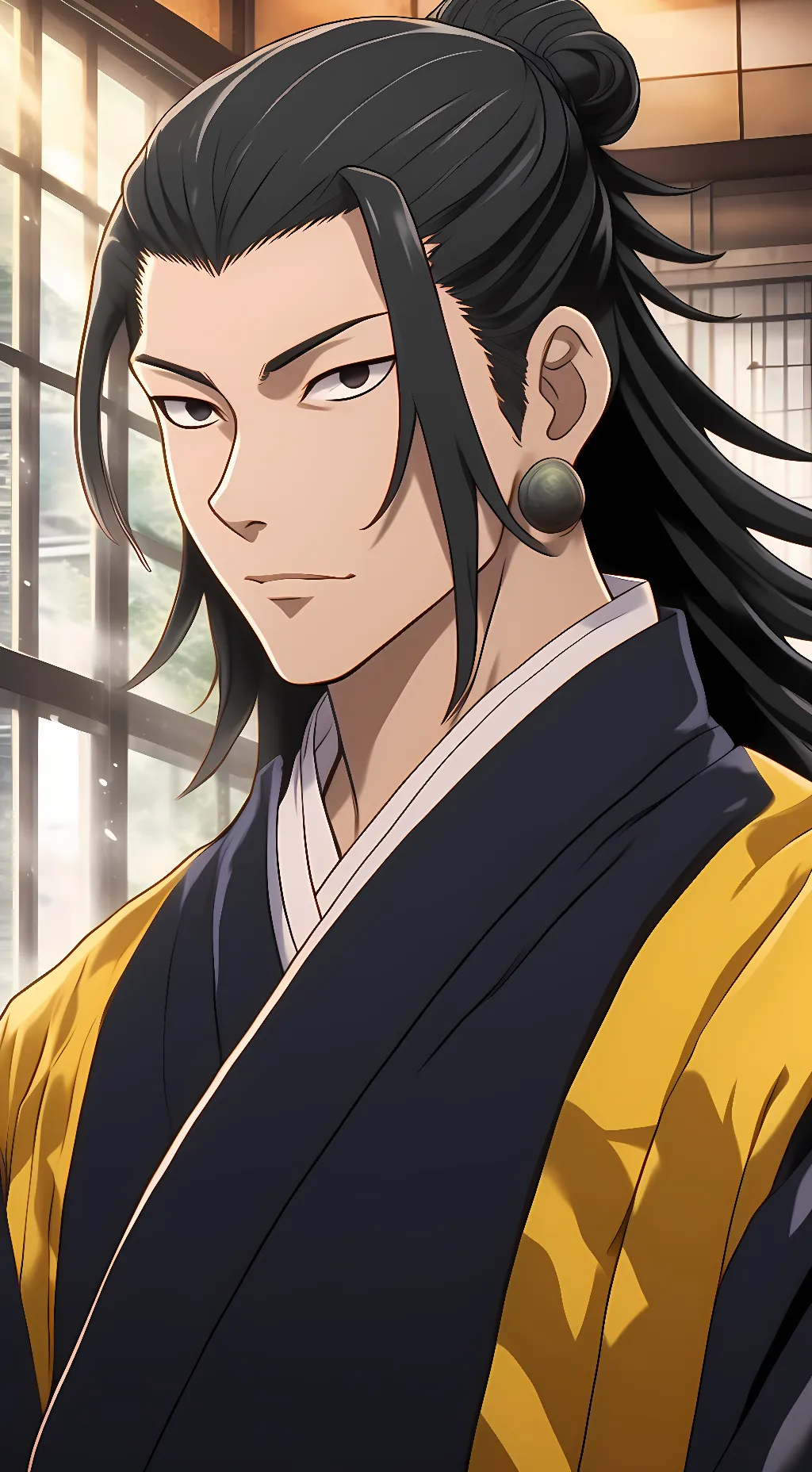 ai character: Surugu Geto background