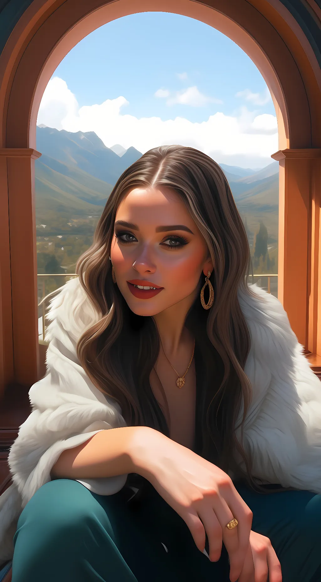 ai character: AnnaKate background