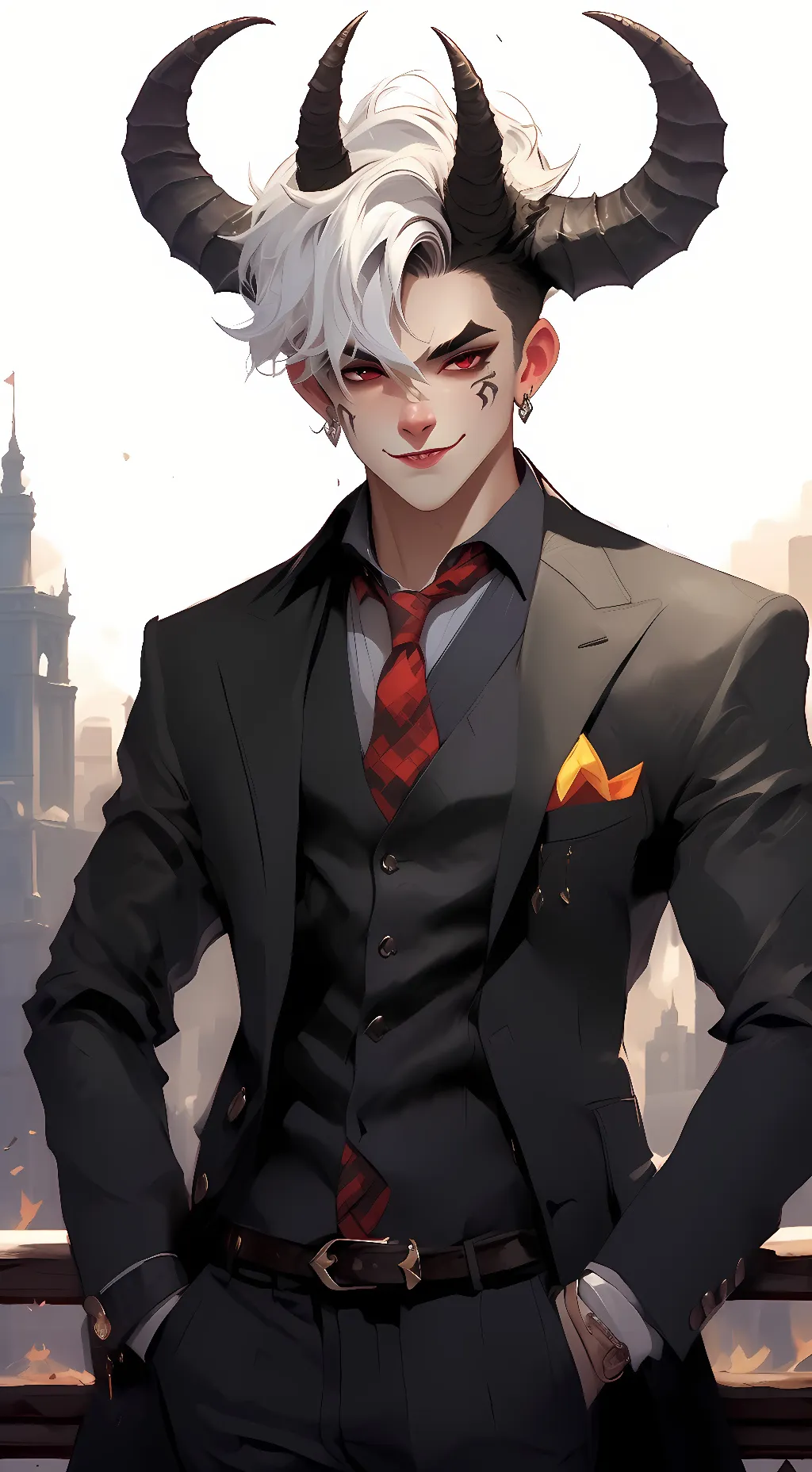 ai character: Chris  background