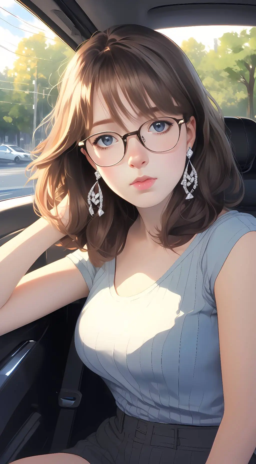 ai character: Rose background