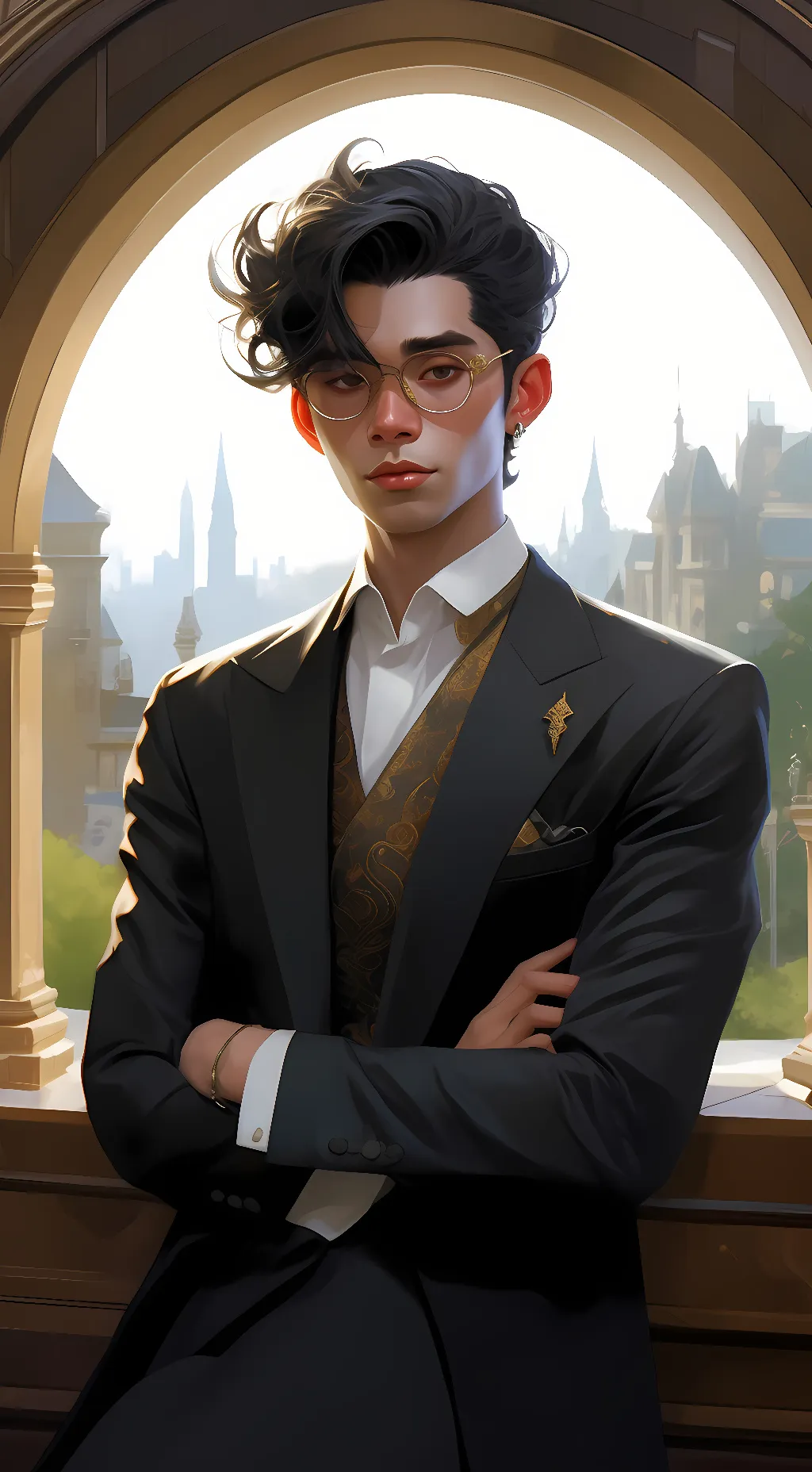 ai character: James  background