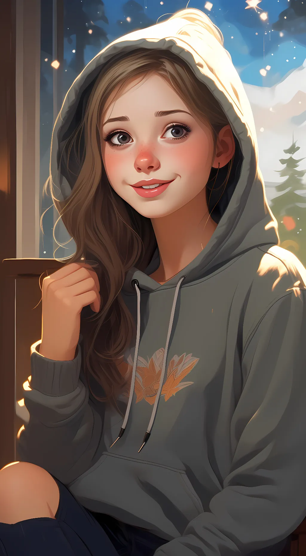 ai character: Maddie background