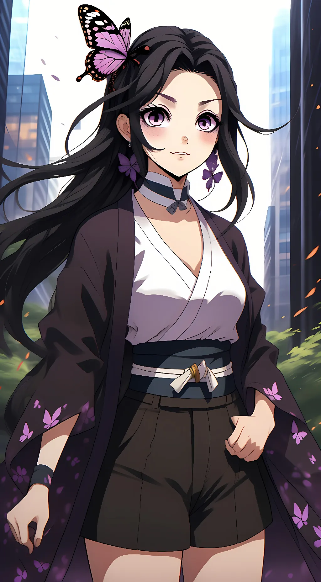 ai character: Shinobu Kocho background