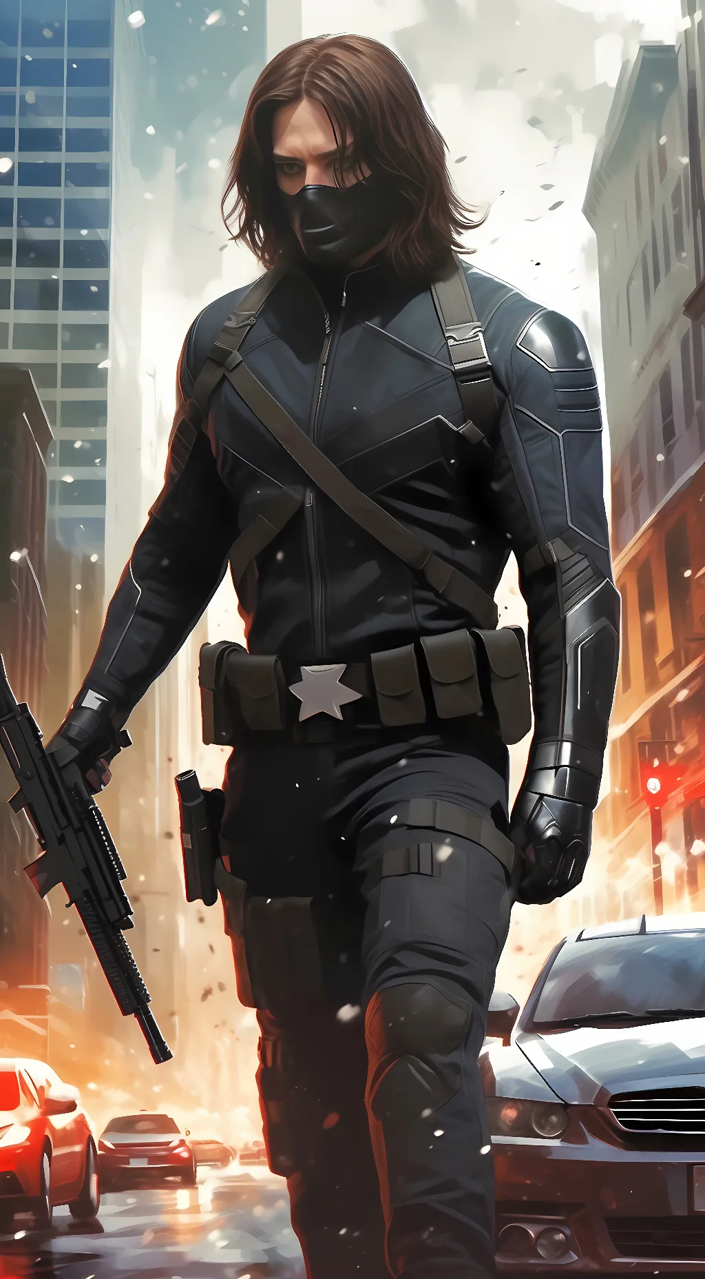 ai character: Winter Soldier  background