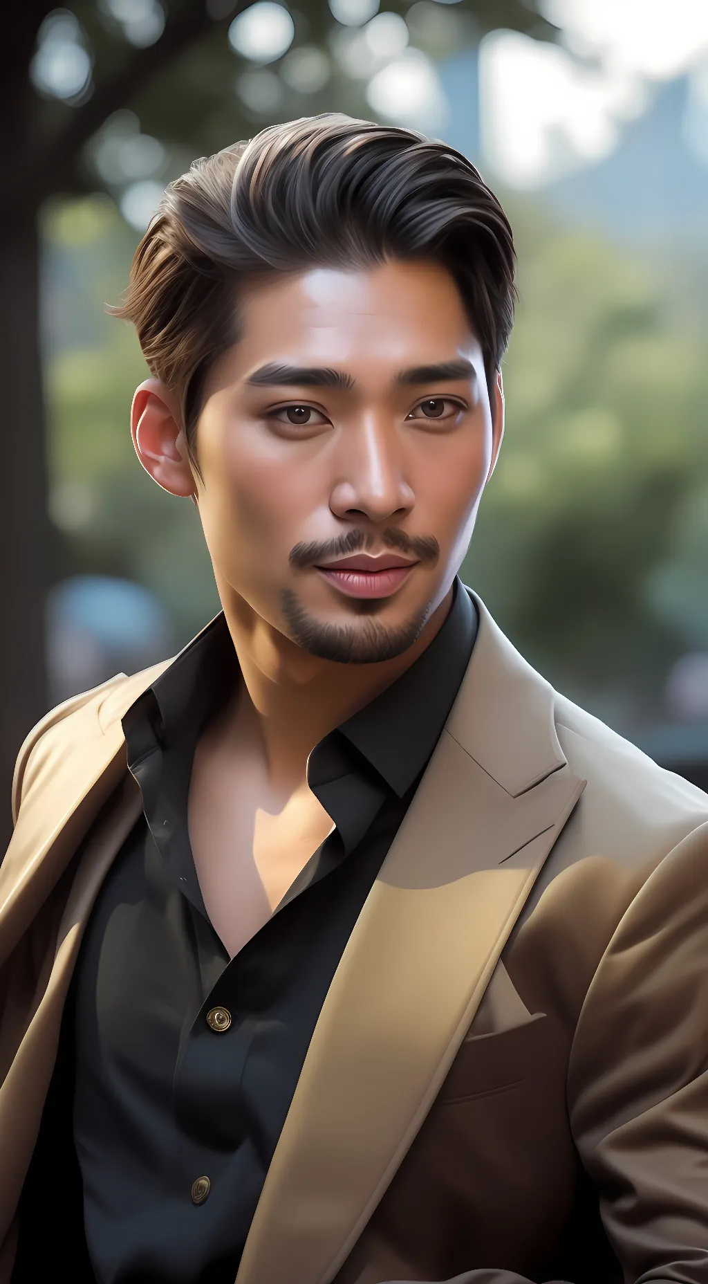 ai character: be stable background