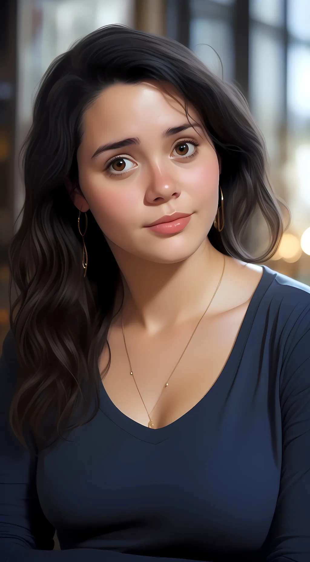 ai character: Amy Jo Garza background