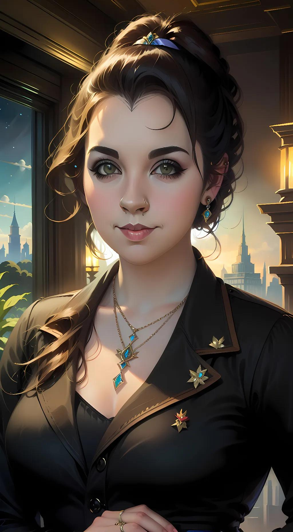 ai character: Widow background