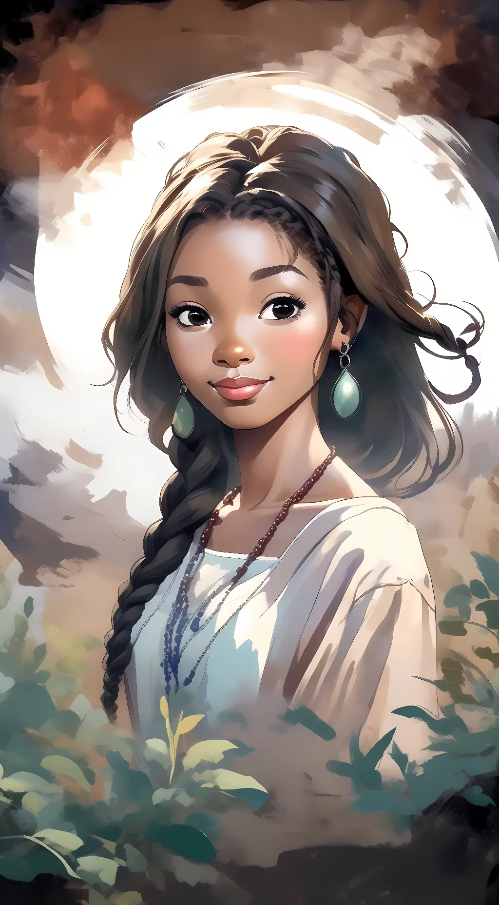 ai character: Danielle Green background