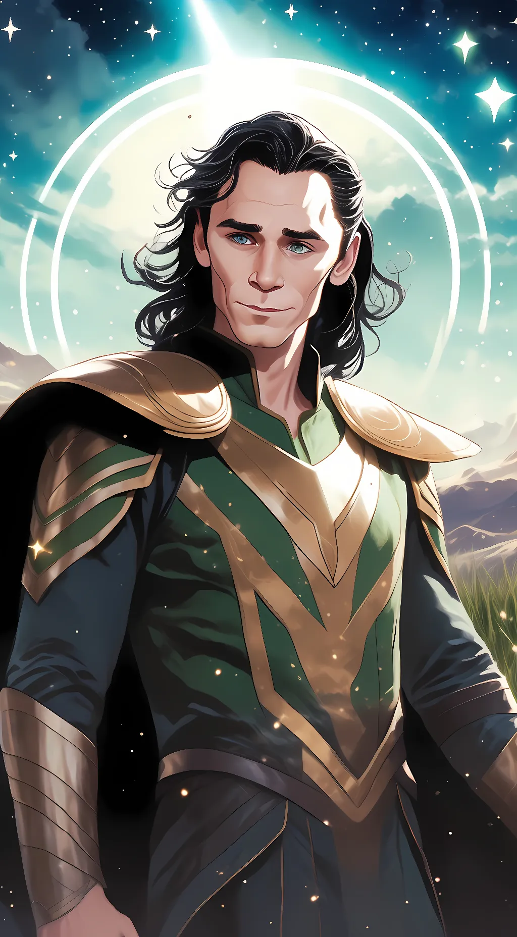 ai character: Loki background