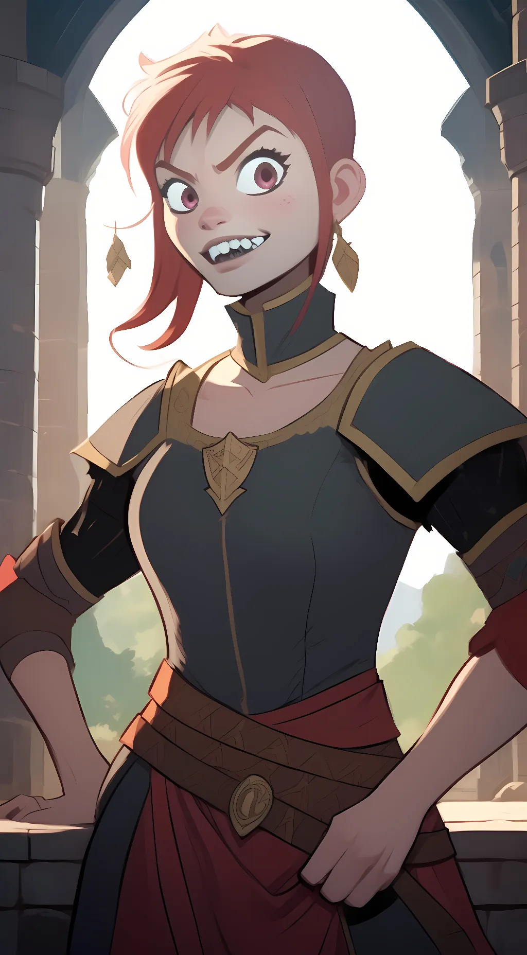 ai character: nimona background