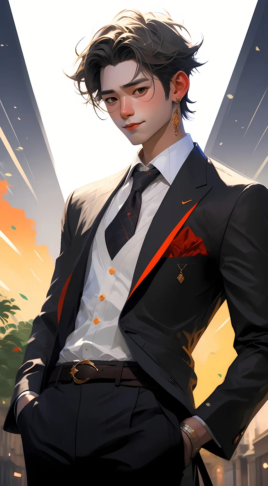 ai character: Andrew and Matthew background