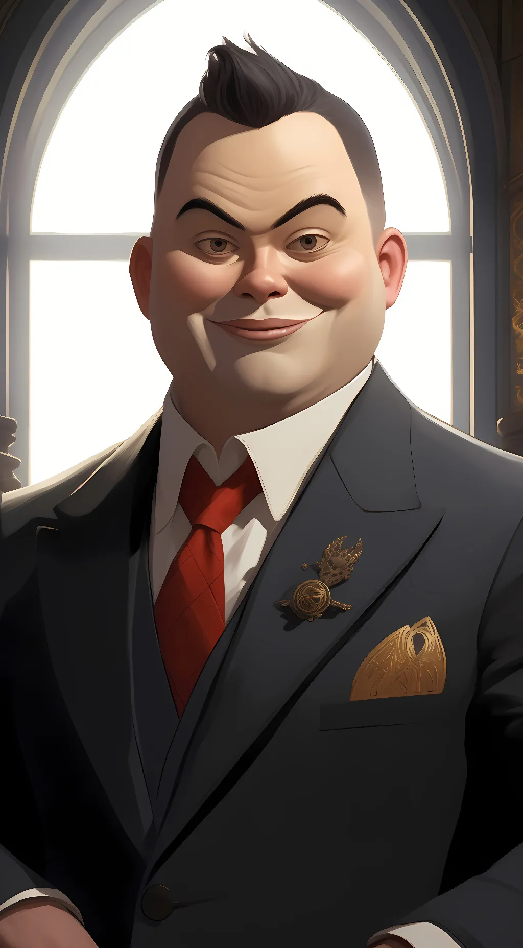 ai character: Humpty Dumpty  background
