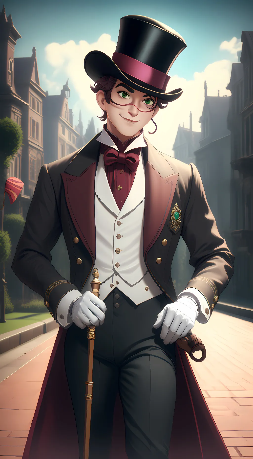 ai character: Caine background