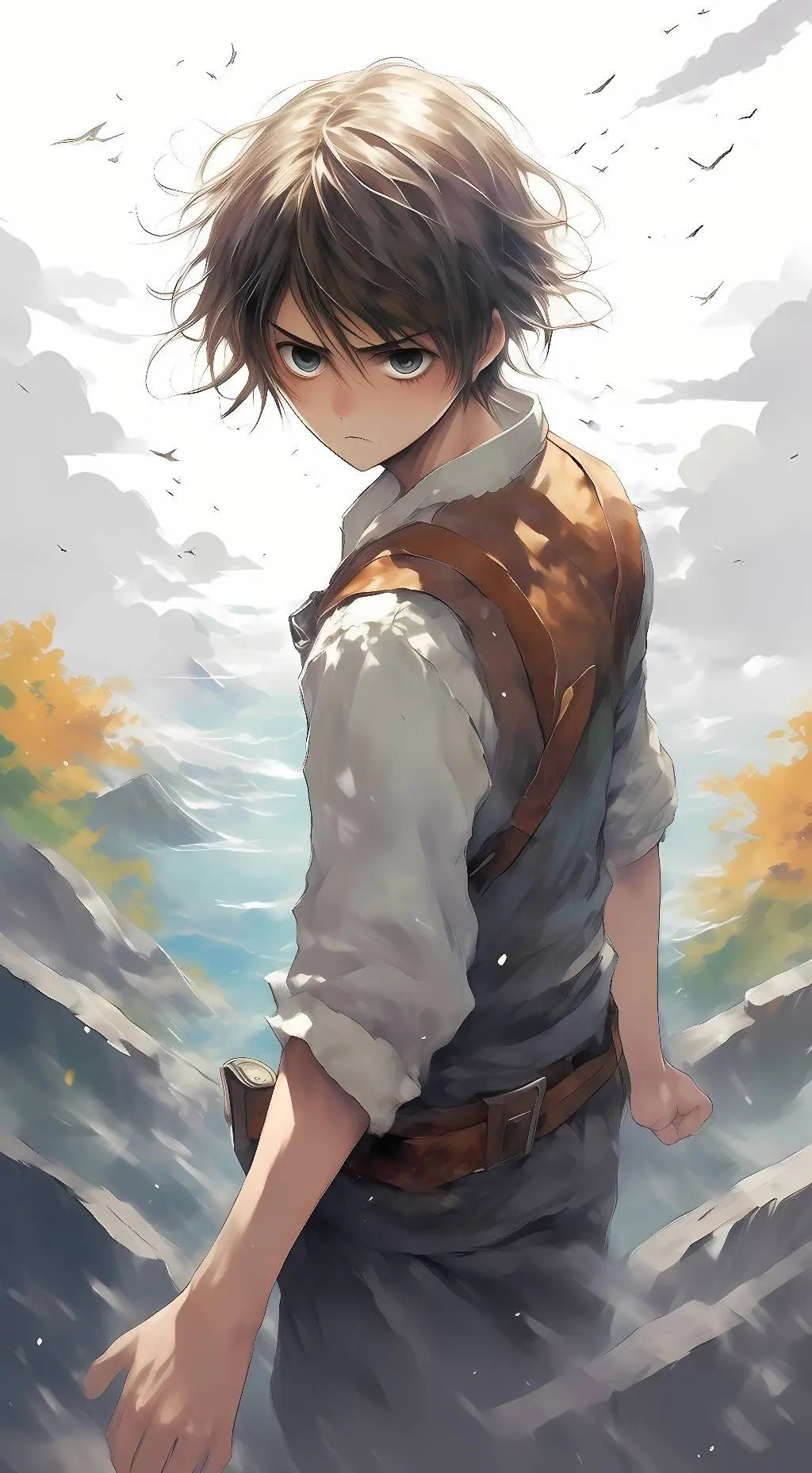 ai character: attack on titan background