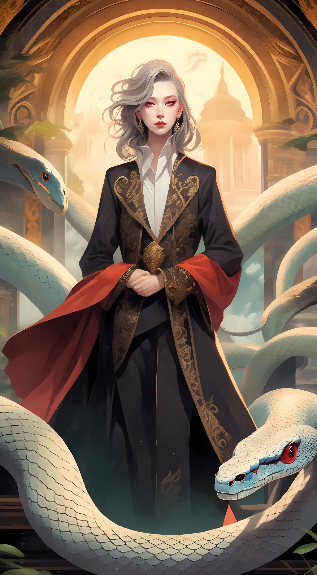 ai character: Evelyn Mayer background