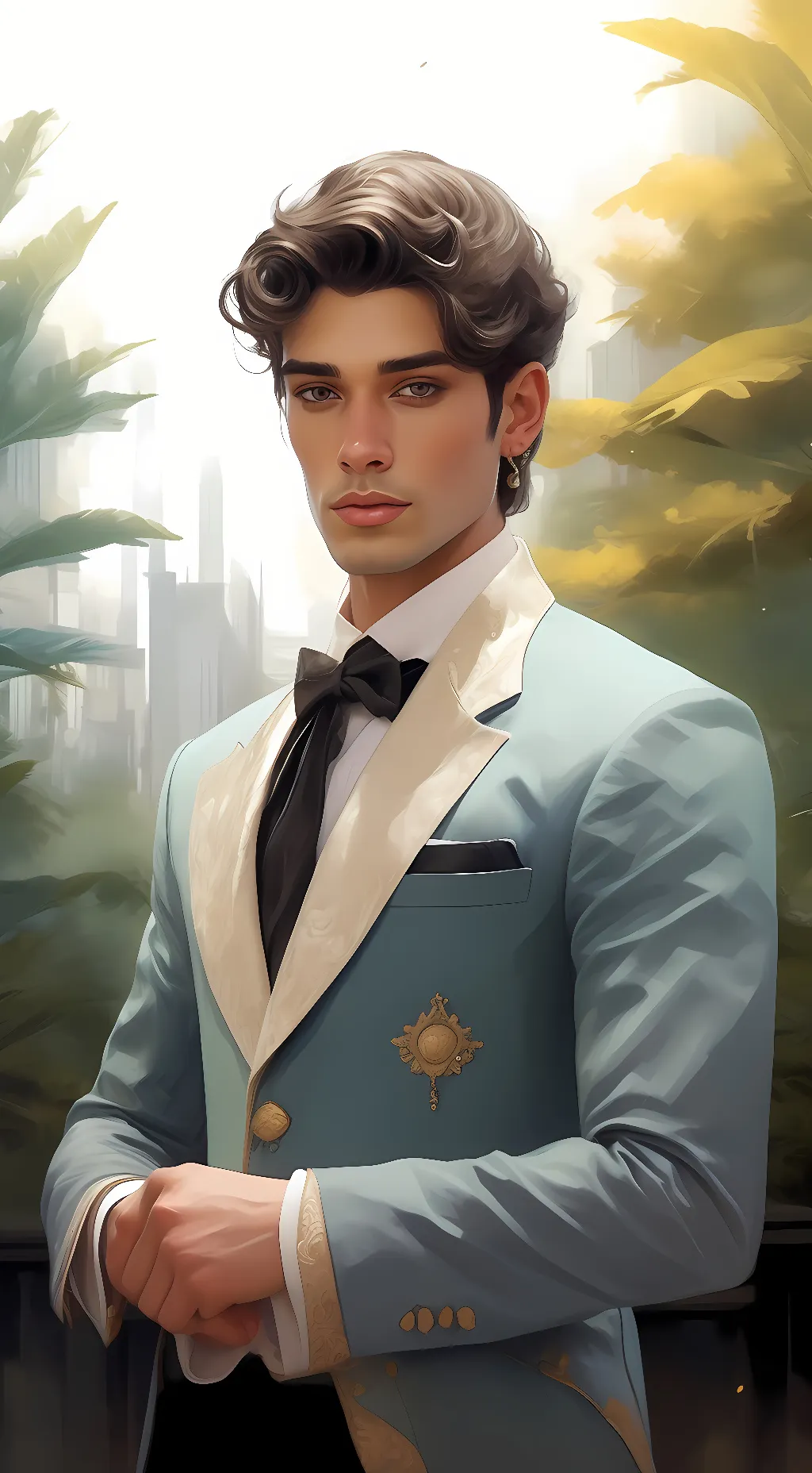 ai character: Alexander  background