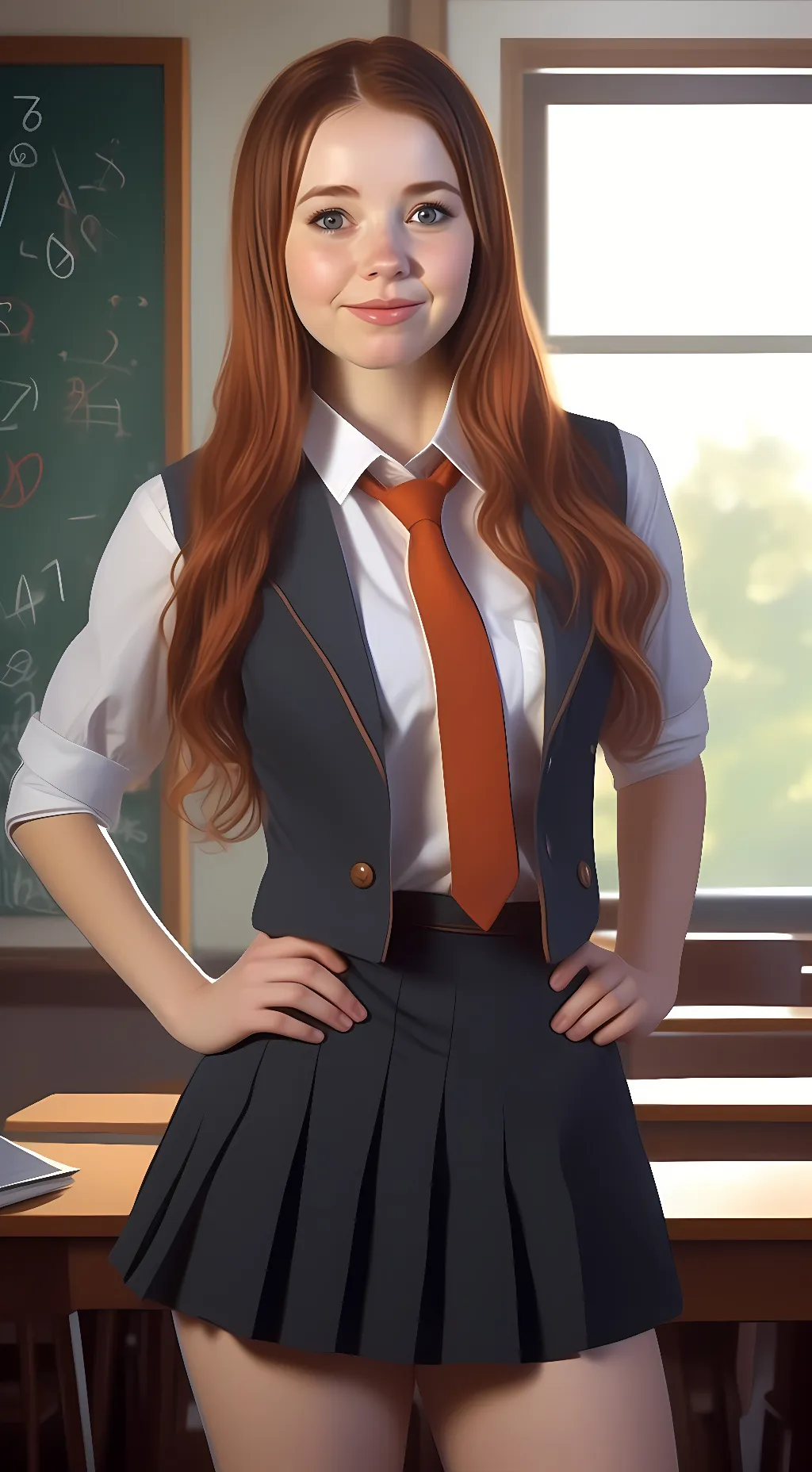 ai character: Darcey mccabe  background