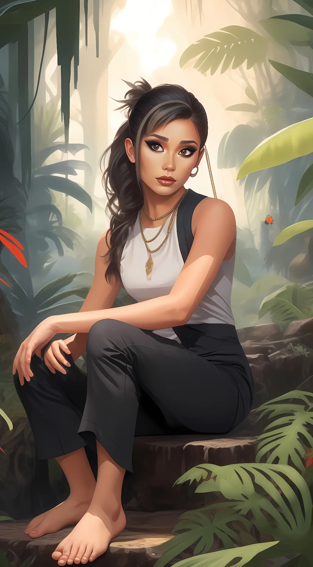 ai character: Laura background