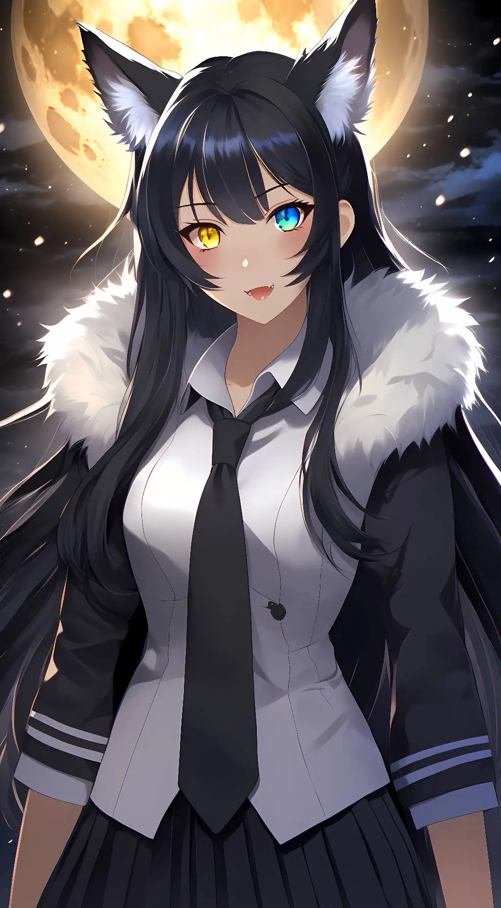 ai character: luna background