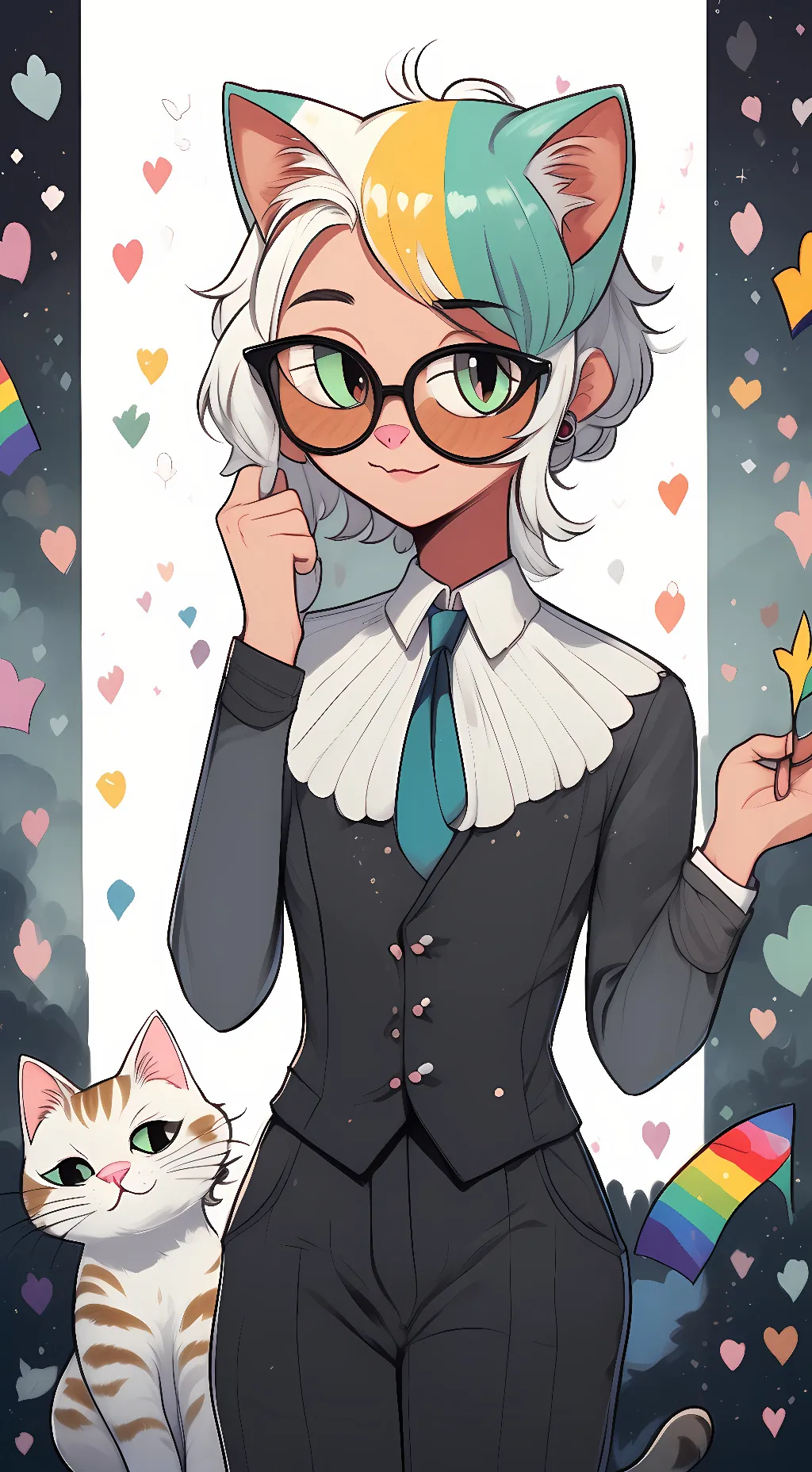 ai character: Izzy background