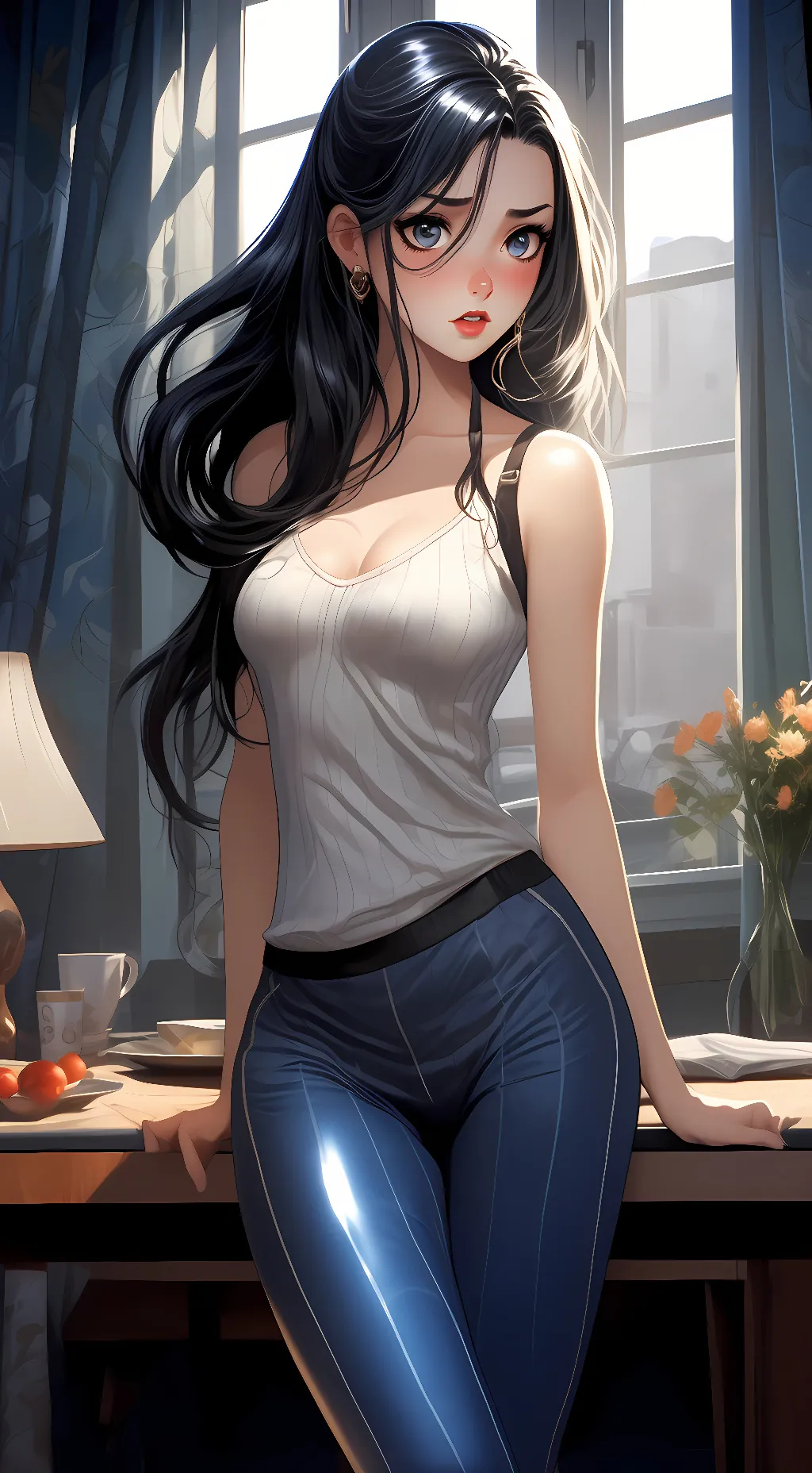 ai character: Nicole background