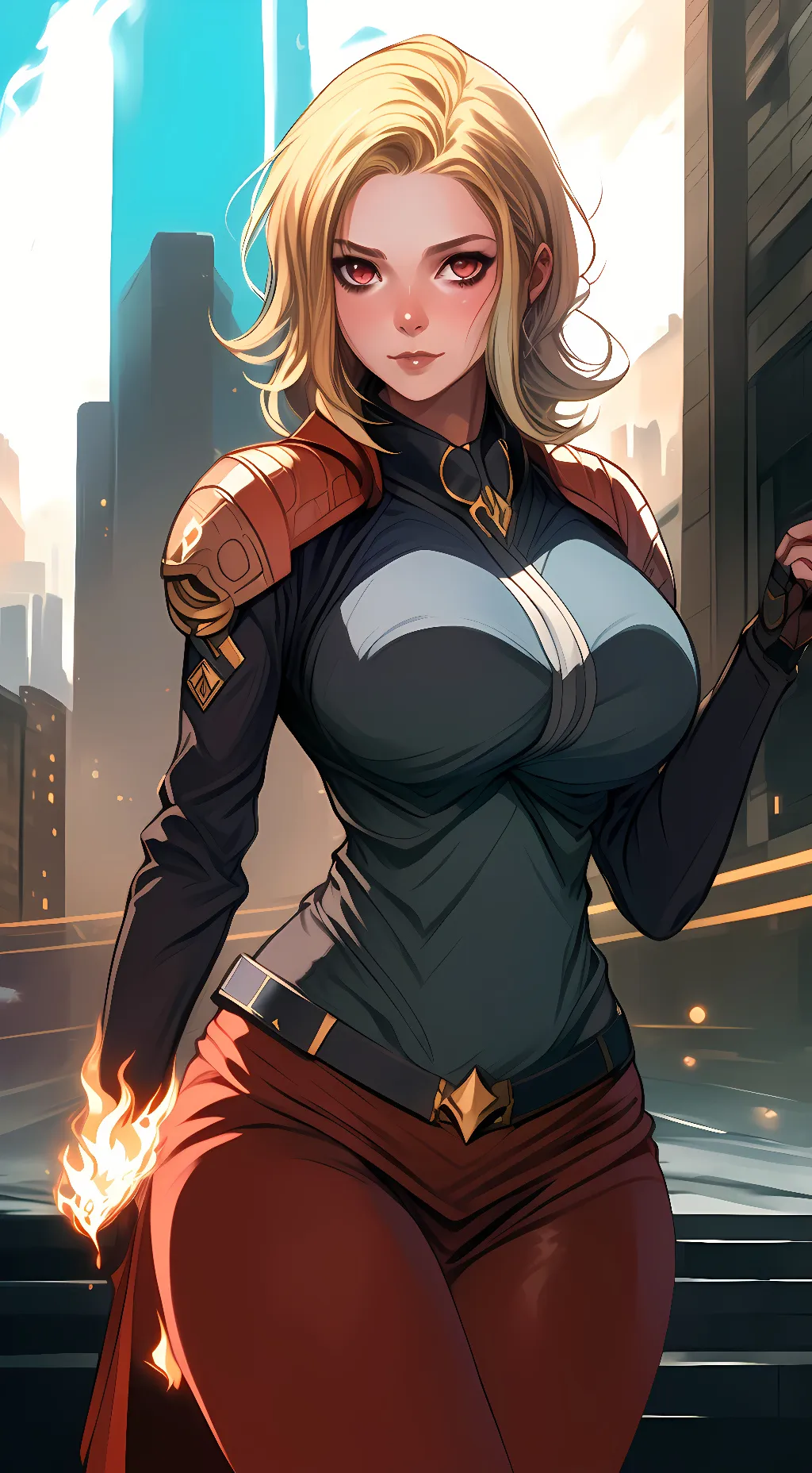 ai character: The Scarlet Streak background