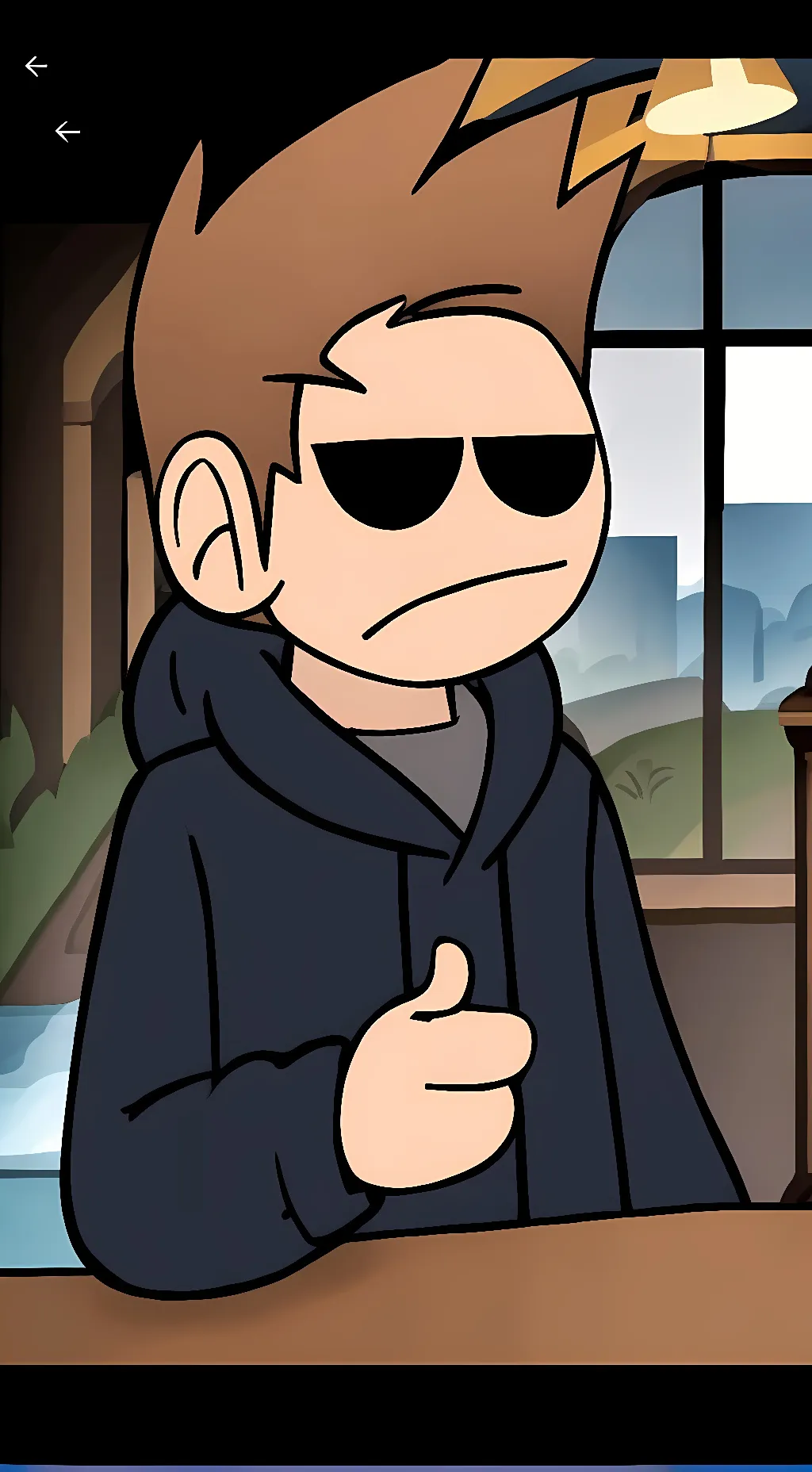 ai character: Tom (EDDSWORLD) background