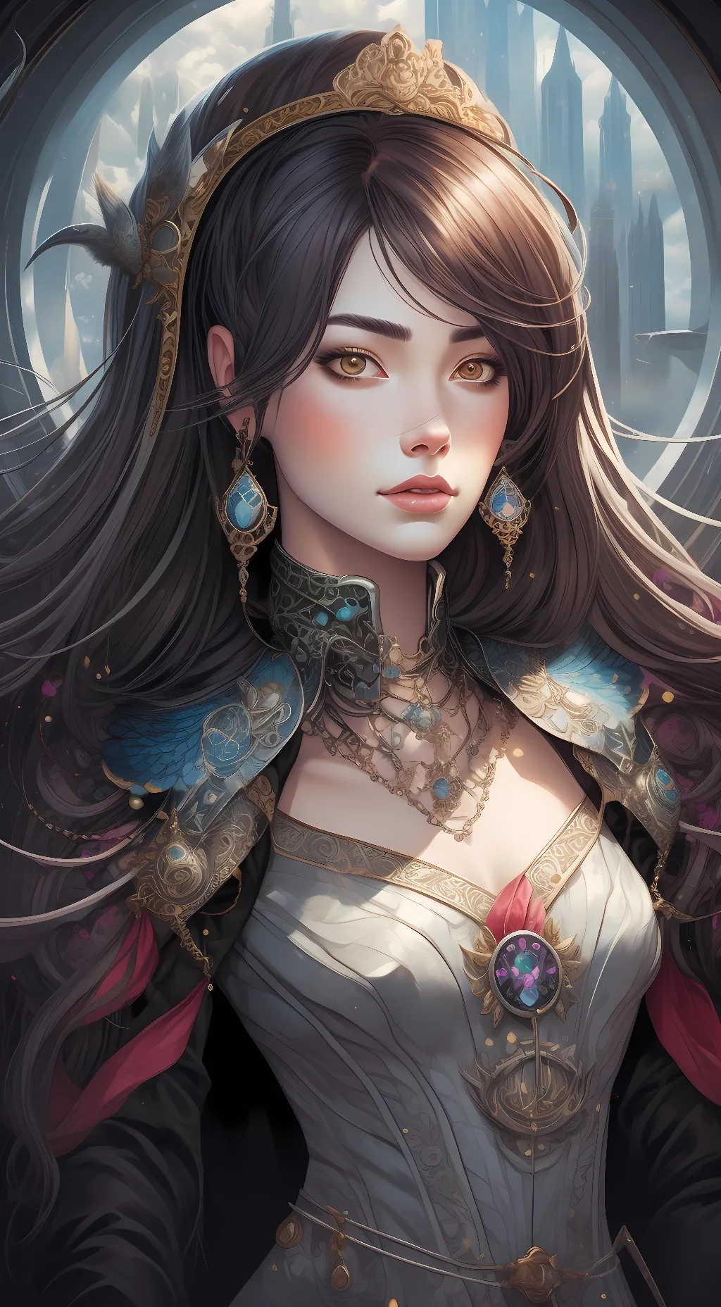 ai character: Ashley  background