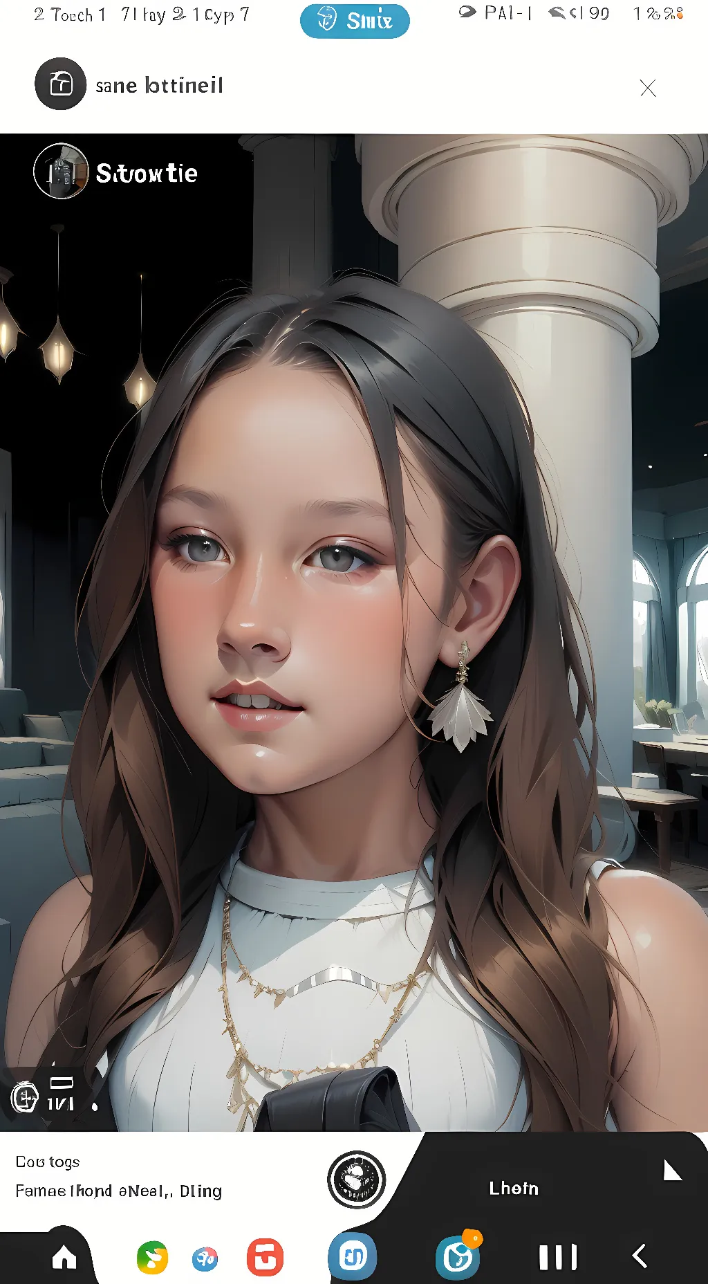 ai character: Valerie  background