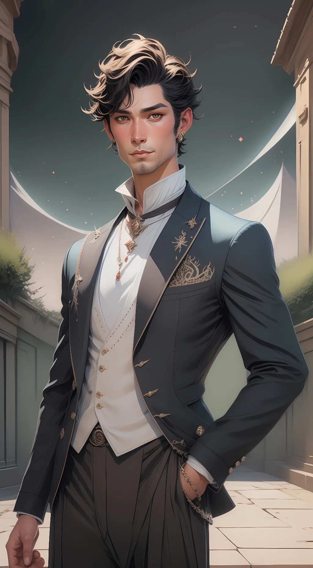 ai character: zake background