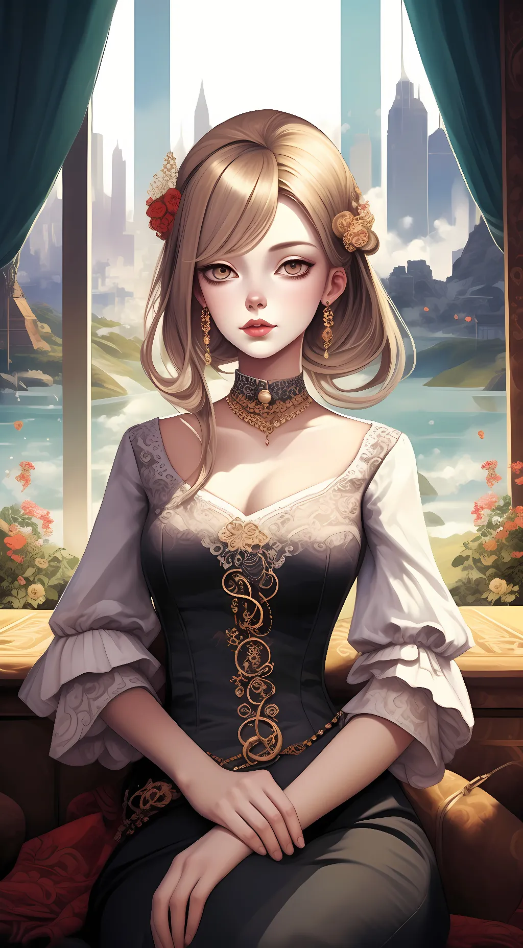 ai character: Sarah background