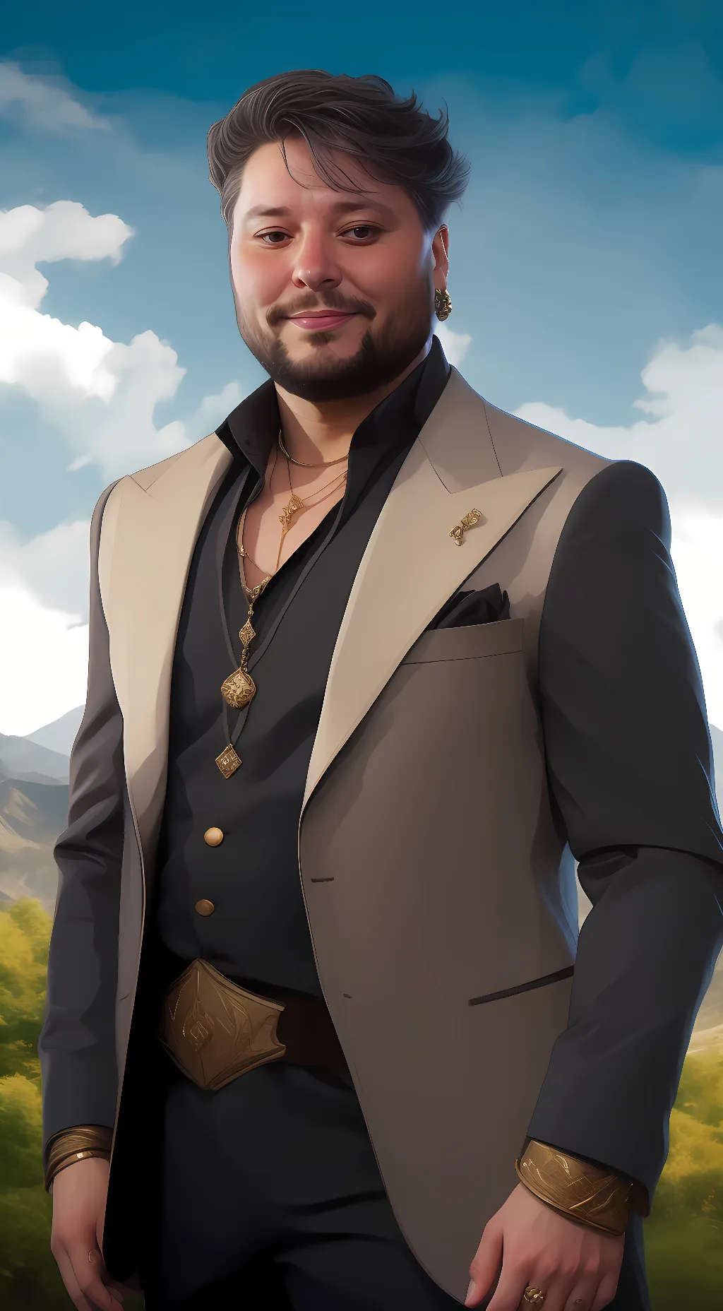 ai character: Leo Anthony  background