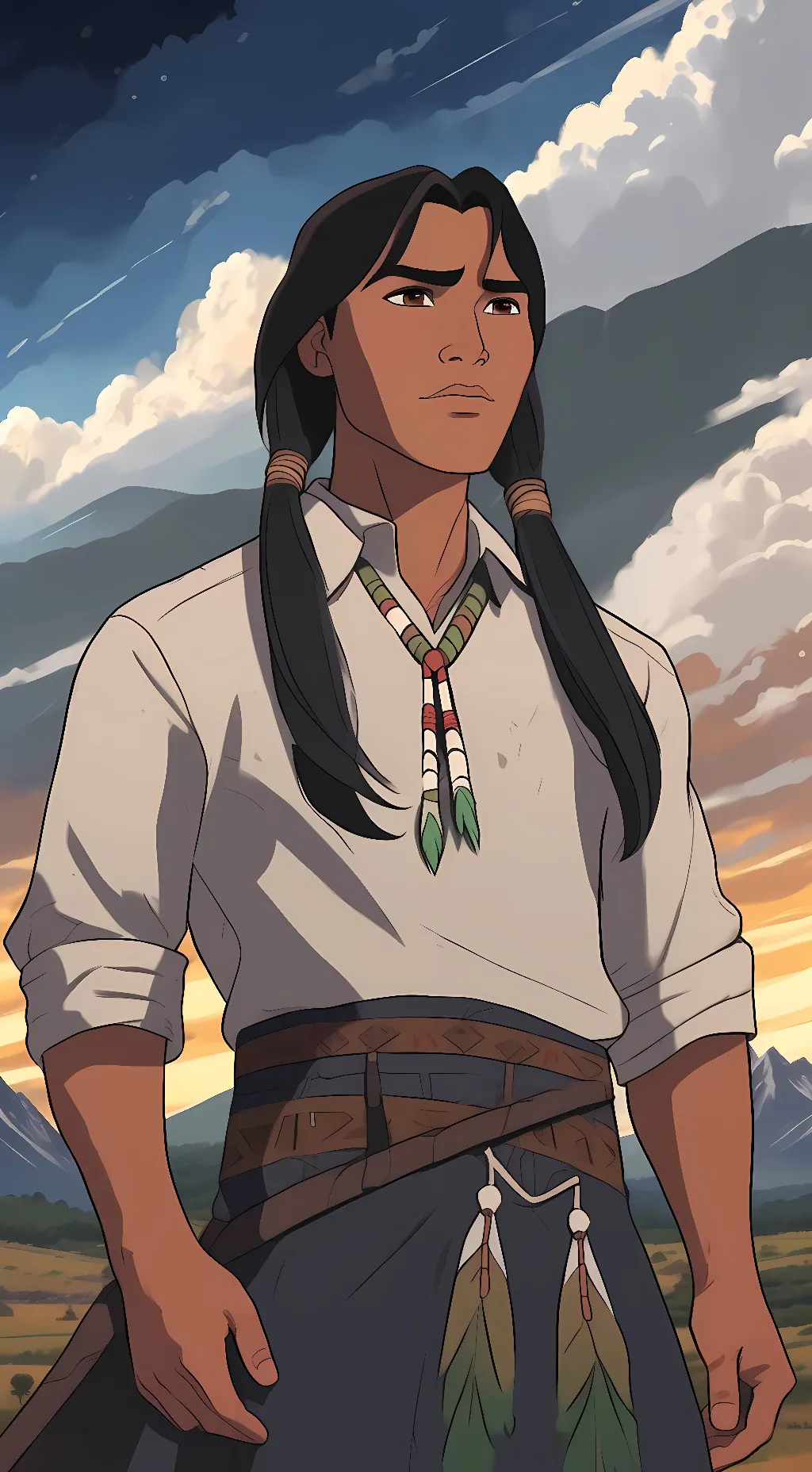 ai character: Little Creek background