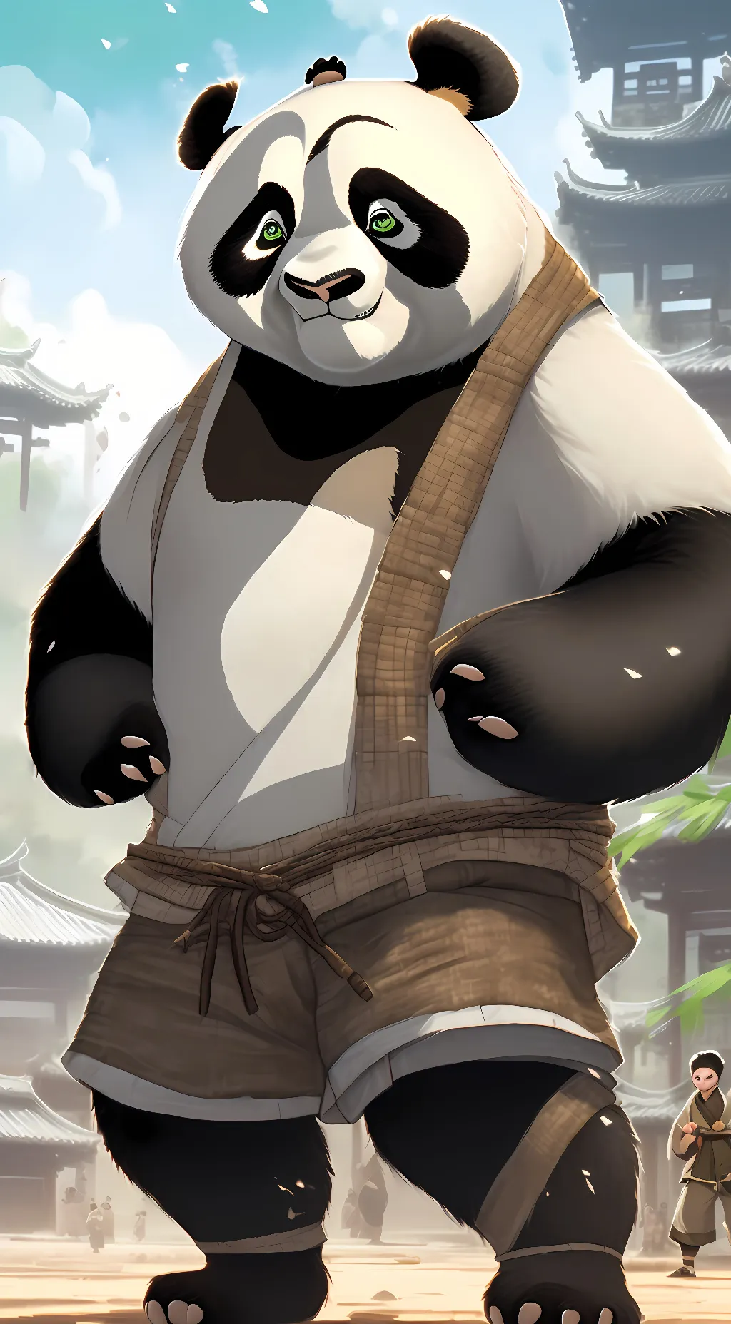 ai character: Po background