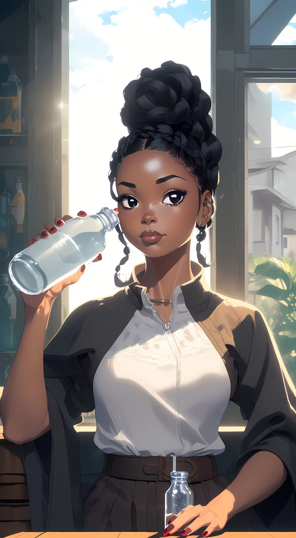 ai character: Kayla may background