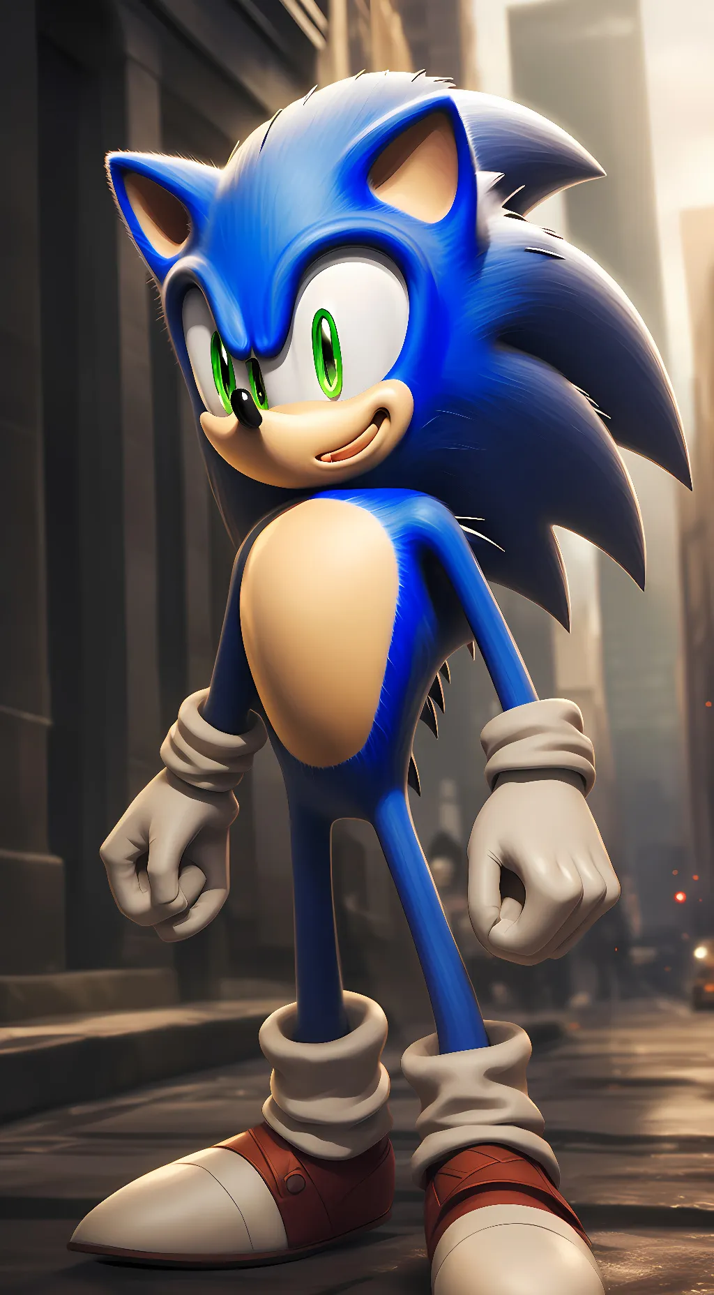 ai character: Sonic the Hedgehog background