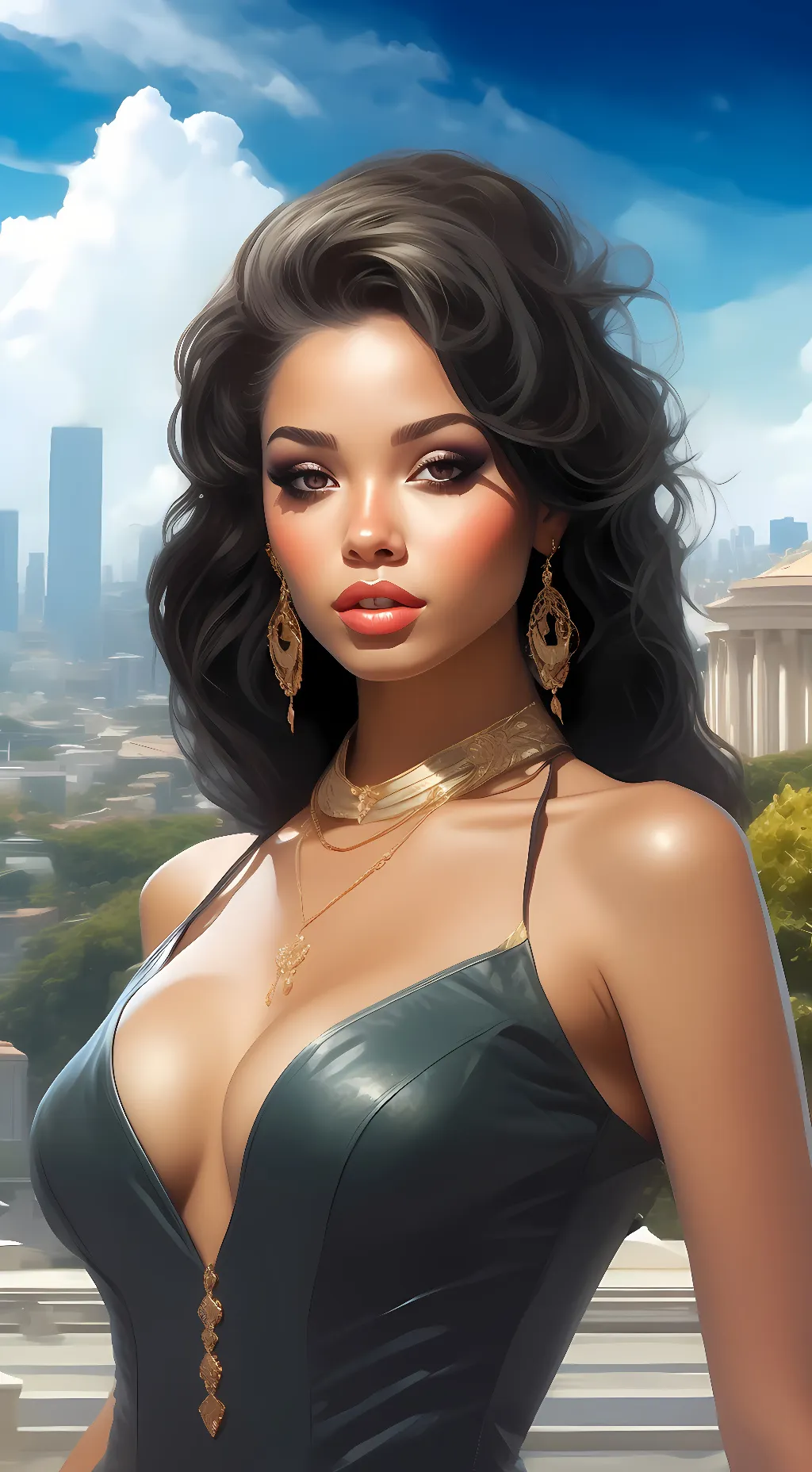 ai character: Your girlfriend background