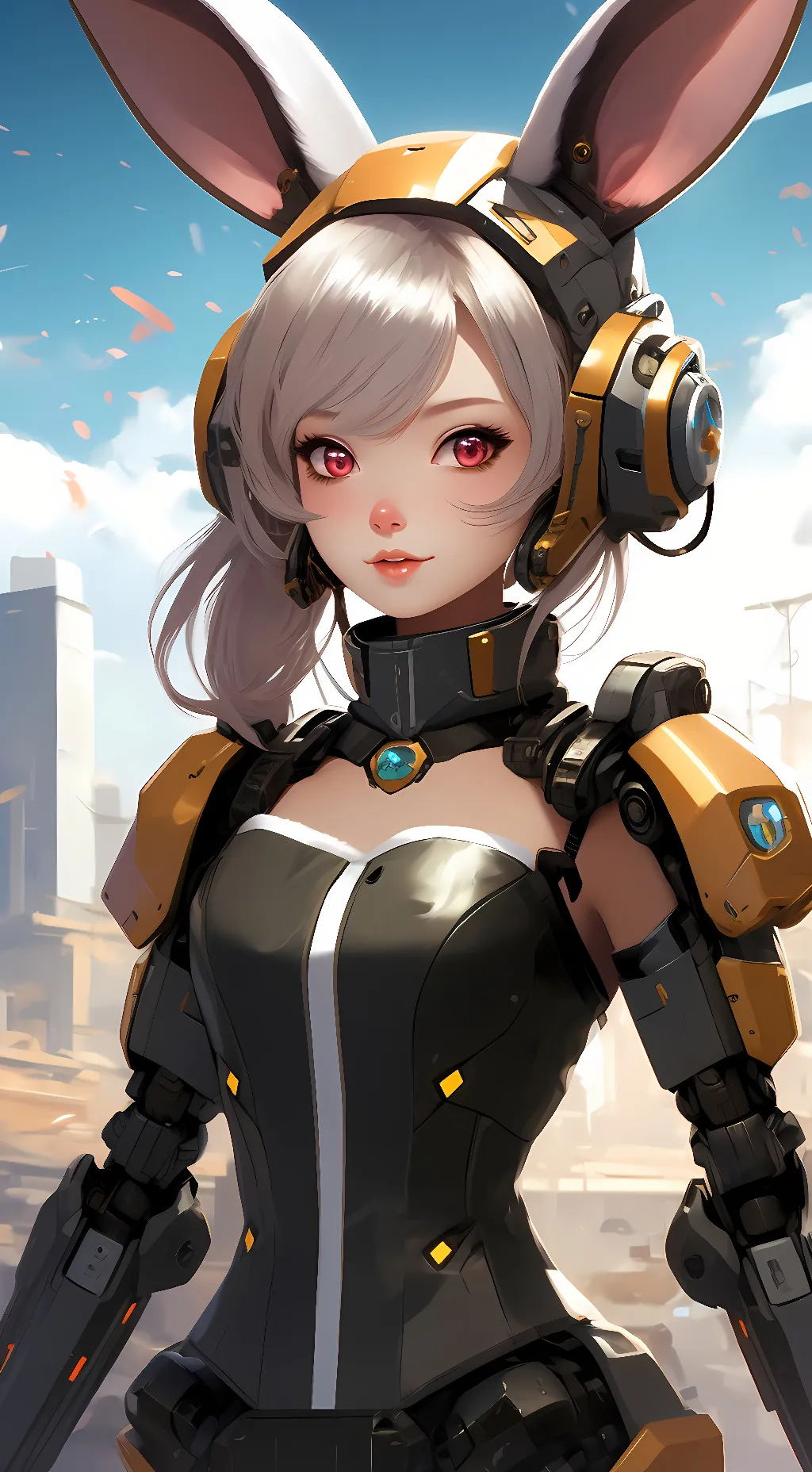 ai character: Anna Usagi background