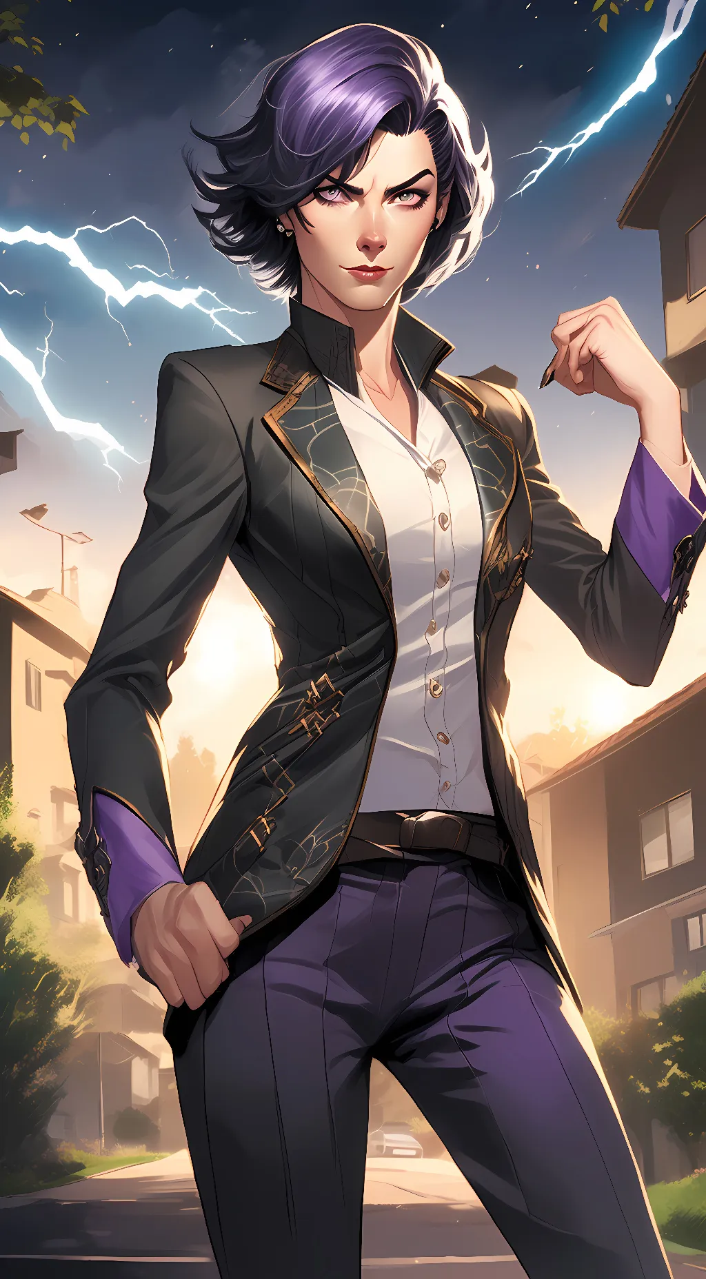 ai character: Dax Karen background