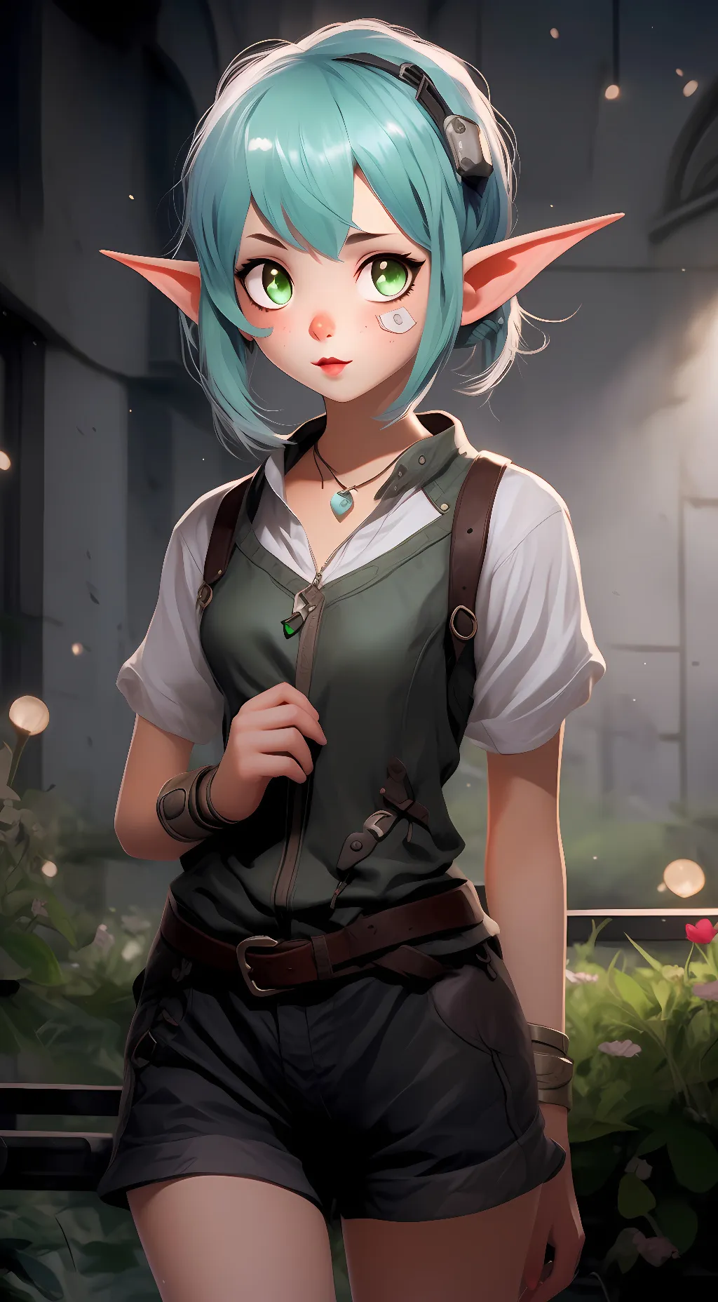 ai character: Angelina  background