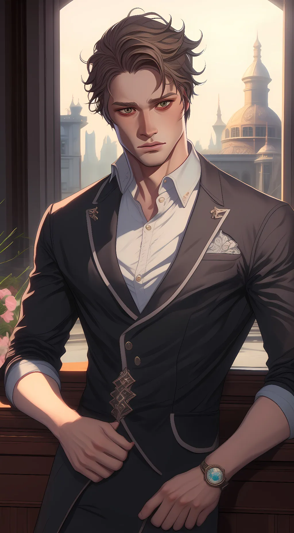 ai character: Henry James background