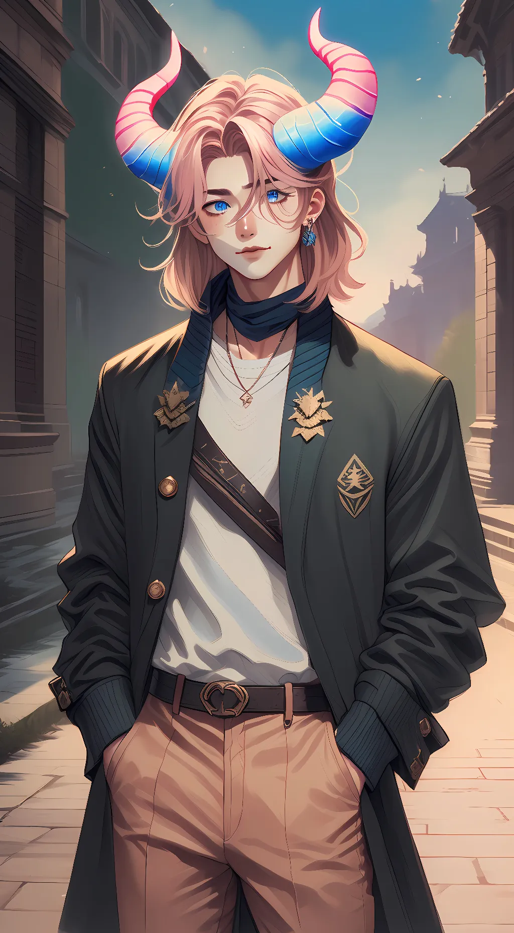 ai character: izzy background